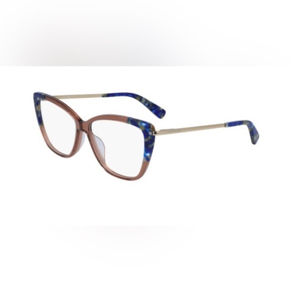 Longchamp LO2640 272 nude Eyeglasses 54 14 140 prescription lens semi cat eye - Picture 1 of 6